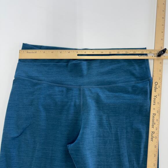 Nike Leggings Womens X Large Blue Yoga Wrap 7/8 Tight Crossover - Picture 8 of 10
